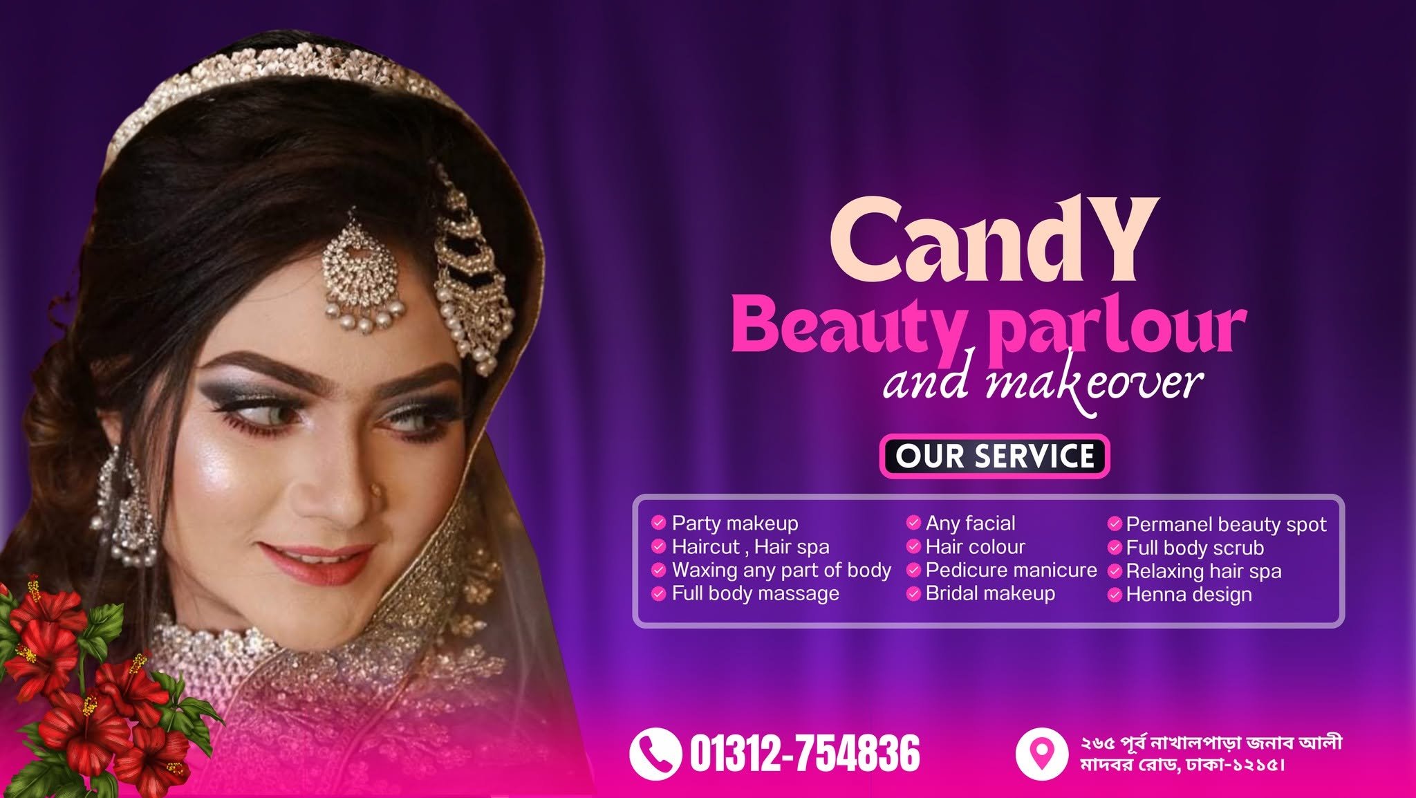 Candy beauty Parlour and Makeover